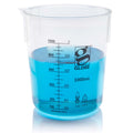 Globe Scientific 1000mL Beaker, Diamond Essentials, Griffin Style, Low Form, Printed Graduations, PMP
