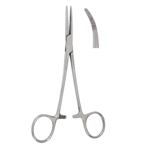 Miltex Forcep Forcep Providence Hospital Vantage 5-1/2" Blunt Serrated Curved SS Each - Integra Miltex - V97-32