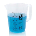 Globe Scientific 2000mL Beaker with Handle, Diamond Essentials, Low Form, Printed Graduations, PP