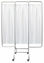 Omnimed Mobile 3 Panel Privacy Screen with Casters