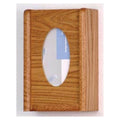 Wooden Mallet Glove Wall Rack 1-Pocket Wood Oval Medium Oak Each - GBW11-1MO