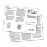 Office Supplies & Practice Mkt Tri-Folder Brochure Educational HIPAA English 50/Pk - FPRV-1