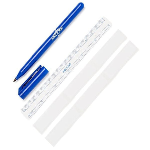 Medline Industries Inc Marker Surgical Skin Gentian Ink Regular Tip Black Sterile 50/Ca - DYNJSM02