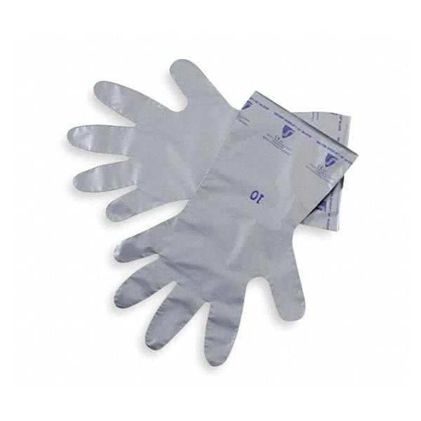 Grainger Gloves Chemical Resistant Polyethylene / Ethylene Vinyl Alcohol 11 Silver 10/Pk - 4RM33