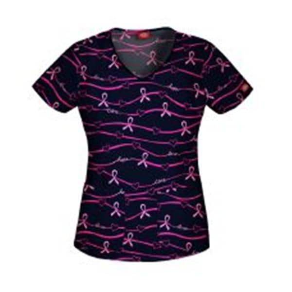 Dickies Shirt Scrub 97% Cotton / 3% Spandex Poplin Dickies Womens GftOfHp Lg 2Pckt Each - 82995-GIHOL