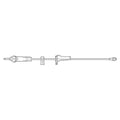 Baxter Healthcare IV Solution Set 10 Drops/mL Male Luer Lock Adapter Primary Infusion 48/Ca - 1C8160