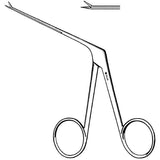 Sklar Instruments Forcep Micro Alligator 3-1/4" Serrated Straight Stainless Steel Each - 67-8176