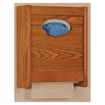 Wooden Mallet Combo Dispenser Glove / Towel / Tissue Wood Oval Medium Oak Each - WCX1MO
