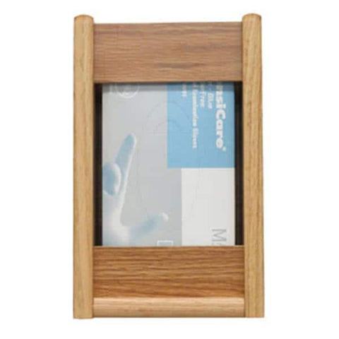 Wooden Mallet Glove Wall Rack 1-Pocket Wood Rectangle Light Oak Each - GBS11-1LO