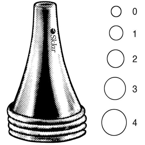 Sklar Instruments Speculum Eachr Boucheron 5-8mm 5-8mm Round Tip Chrome Plated Stainless Steel Each - 67-6010