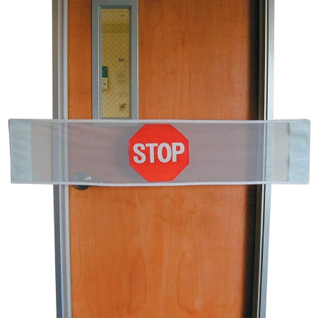 Door Sign Caution Posey Stop - Each