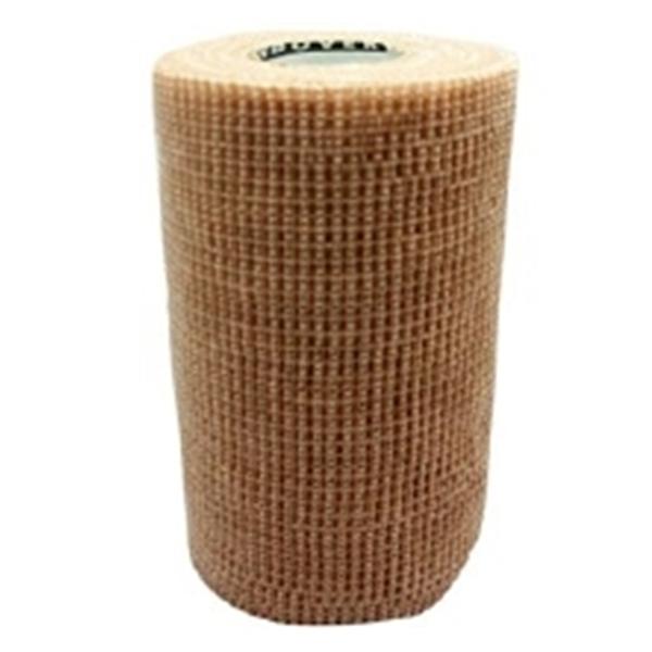 Andover Coated Products Tape Compression PowerFlex Elastic 2.75"x6yd Cohesive Tan 48/Ca - 4725TN-048