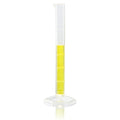 Globe Scientific 10mL Cylinder, Measuring, Diamond Essentials, Class B, PMP, Molded Graduations, tall form