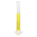 Globe Scientific 100mL and 250mL Cylinder, Measuring, Diamond Essentials, Class B, PMP, Molded Graduations, tall form