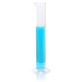 Globe Scientific 1000mL Cylinder, Measuring, Diamond Essentials, Class B, PMP, Molded Graduations, tall form