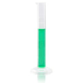Globe Scientific 25mL and 50mL Cylinder, Measuring, Diamond Essentials, Class B, PMP, Molded Graduations, tall form