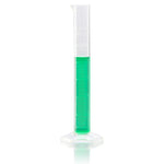 Globe Scientific 25mL and 50mL Cylinder, Measuring, Diamond Essentials, Class B, PMP, Molded Graduations, tall form