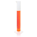 Globe Scientific 100mL and 250mL Cylinder, Measuring, Diamond Essentials, Class B, PMP, Molded Graduations, tall form