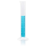 Globe Scientific 25mL and 50mL Cylinder, Measuring, Diamond Essentials, Class B, PMP, Molded Graduations, tall form