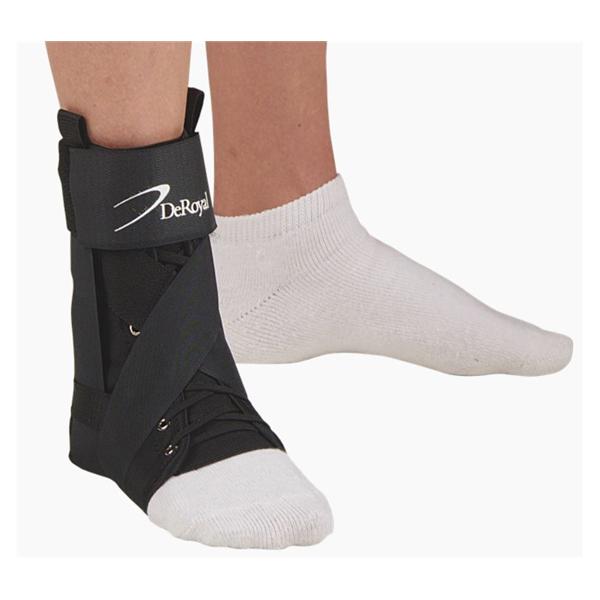 Deroyal Industries Inc Brace Stabilizer Sports Ank Nylon Black Size Men 6.5-8/Women 7.5-9 Small Left Each - AB2801-12
