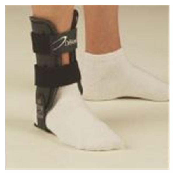 Deroyal Industries Inc Stirrup Brace Ankle Air/Gel Black/Blue Size Large 10" Universal Each - A152000