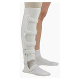 Deroyal Industries Inc Brace Fracture Adult Tibial Thermoplastic White Size Medium Left Each - FB3000-12