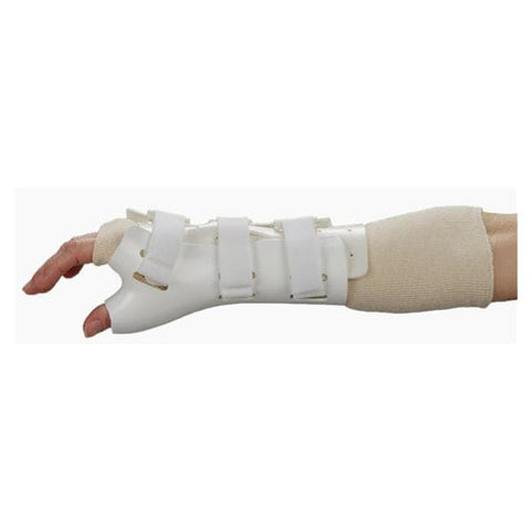Deroyal Industries Inc Brace Fracture Adult Wrist Thermoplastic White Size Small Left Each - FB5000-10
