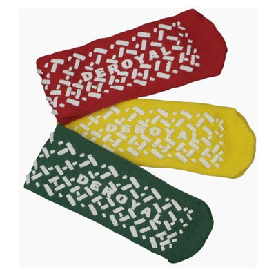 Deroyal Industries Inc Slippers Double Side Yellow Large / X-Large 24pr/Ca - M3045-U