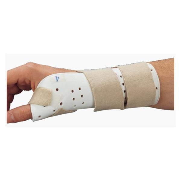 Deroyal Industries Inc Splint Spica Adult Wrist/Thumb Foam White Size Small/Medium Left Each - 340S/ML