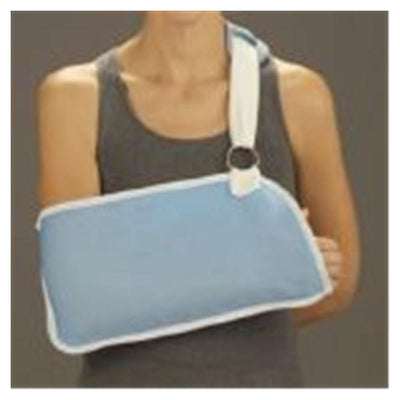 Deroyal Industries Inc Sling Specialty Deep Pocket Child Arm Cotton 6x11" Light Blue Each - 10102