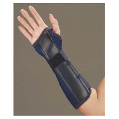 Deroyal Industries Inc Splint Wrist/Forearm Canvas Blue Size 8" X-Large Left Each - 1100115