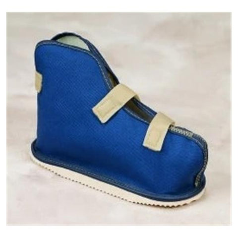 Deroyal Industries Inc Shoe Cast Comfo-Eze Canvas Navy Rocker Sole 8.5x4.5" Size Small Each - 2038-02