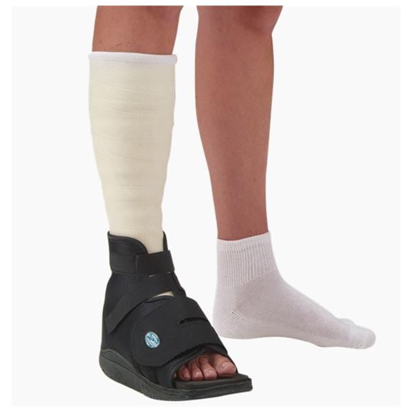 Deroyal Industries Inc Boot Cast Darco Slimline Stretchable Material Blu Rocker Sole 2-4" Size Large Each - 2039-00