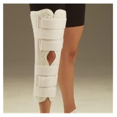 Deroyal Industries Inc Immobilizer Sized Superlite Knee Canvas/Foam White Size Small Each - 7004-01