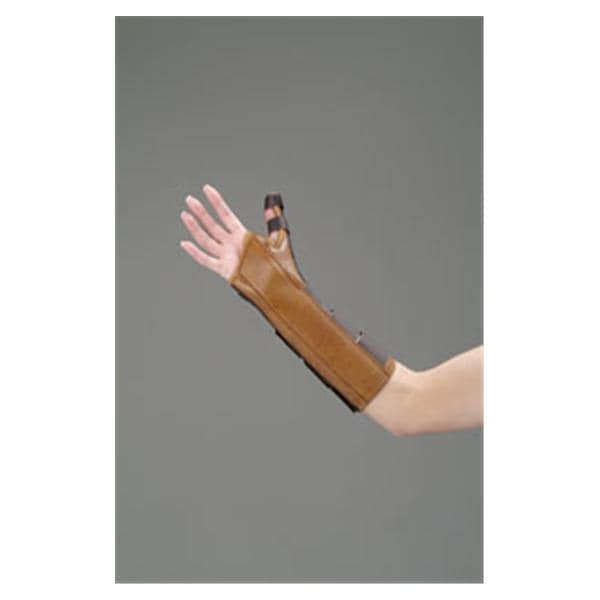 Deroyal Industries Inc Splint Wrist/Forearm Leatherette Beige Size 11" Large Left Each - 5008-09