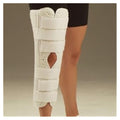 Deroyal Industries Inc Immobilizer Sized Superlite Knee Canvas/Foam White Size Large Each - 7003-03