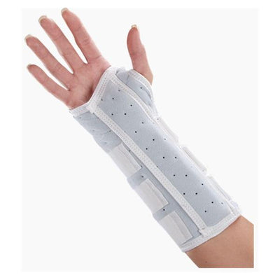 Deroyal Industries Inc Splint Support Wrist/Forearm Foam White/Gray Size 8" Universal Each - 5066-82