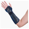 Deroyal Industries Inc Splint Wrist/Forearm Canvas Blue Size 8" Medium Left Each - 1080115
