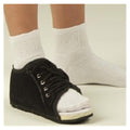 Deroyal Industries Inc Shoe Post-Op Deluxe Perforated Suede Black Wood Sole/Rubber Bottom Size Small Each - 2006-07