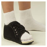 Deroyal Industries Inc Shoe Post-Op Deluxe Perforated Suede Black Wood Sole/Rubber Bottom Size Small Each - 2006-07