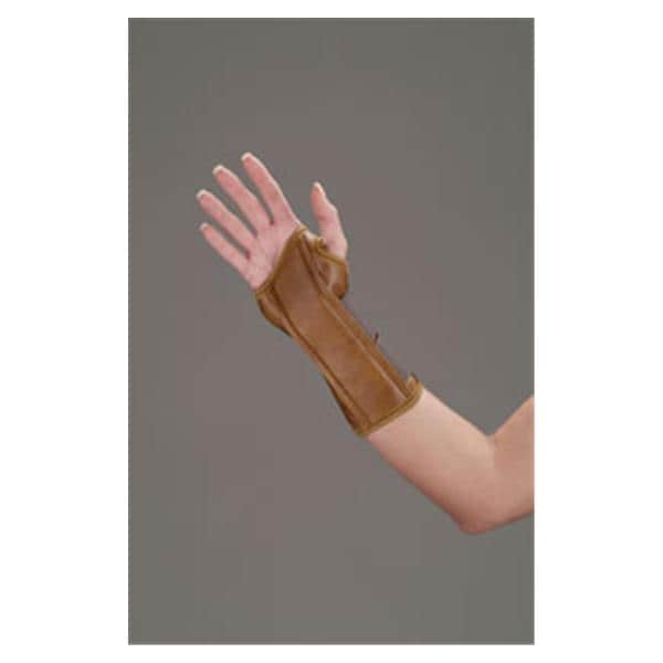 Deroyal Industries Inc Splint Wrist Leatherette Beige Size 8" Medium Right Each - 5010-03