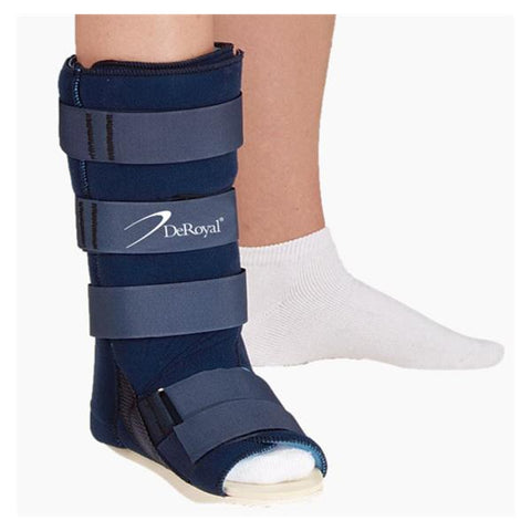 Deroyal Industries Inc Walker SplintsRite Ank/Lg/Ft Foam Wrap Blue Sz M5-7/W6-8 Small Universal Each - AB2700-12