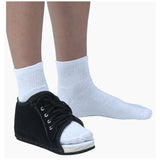 Deroyal Industries Inc Shoe Post-Op Deluxe Perforated Suede Blk Wood Sole/Rubber Bottom Size Medium Each - 2006-08