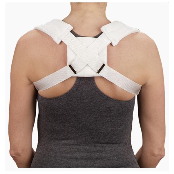 Deroyal Industries Inc Strap Premium Child Clavicle Synthetic Stockinette/Foam Padding White Each - 3002-02