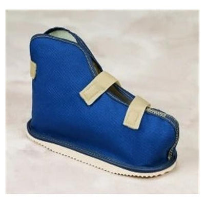 Deroyal Industries Inc Shoe Cast Comfo-Eze Canvas Navy Rocker Sole 10x4.75" Size Medium Each - 2038-03