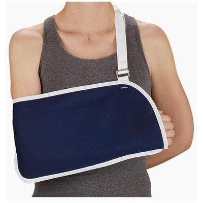 Deroyal Industries Inc Sling Envelope Adult Arm Canvas 8x17" Navy Size Medium Each - 8001-03