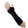 Deroyal Industries Inc Splint Wrist/Forearm Leatherette White Size 11" Large Right Each - 5021-04