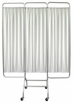 Omnimed Mobile 3 Panel Privacy Screen with Casters