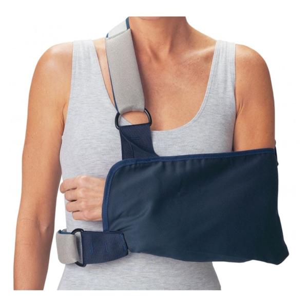 DJO, Inc Immobilizer Sling Adult Shoulder Cotton/Polyester Navy Size X-Small Universal Each - 79-84162