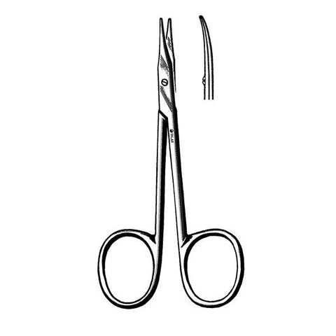 Sklar Instruments Scissors Tenotomy Stevens Sklarlite 4-1/2" Blunt/Blunt Smooth Straight SS Each - 23-1156